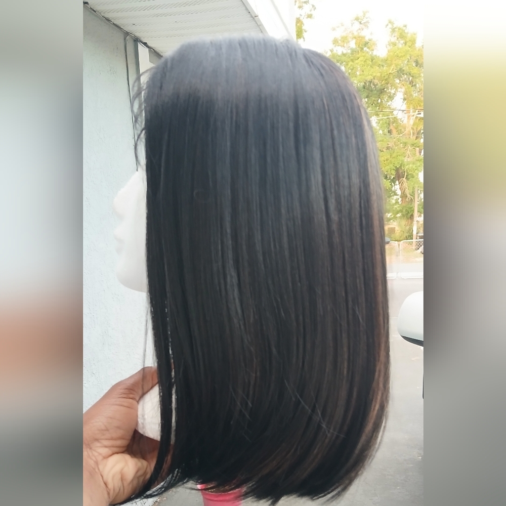 Classic Straight 1B/30 Women’s Wig - Unbranded - Picture 3 of 8